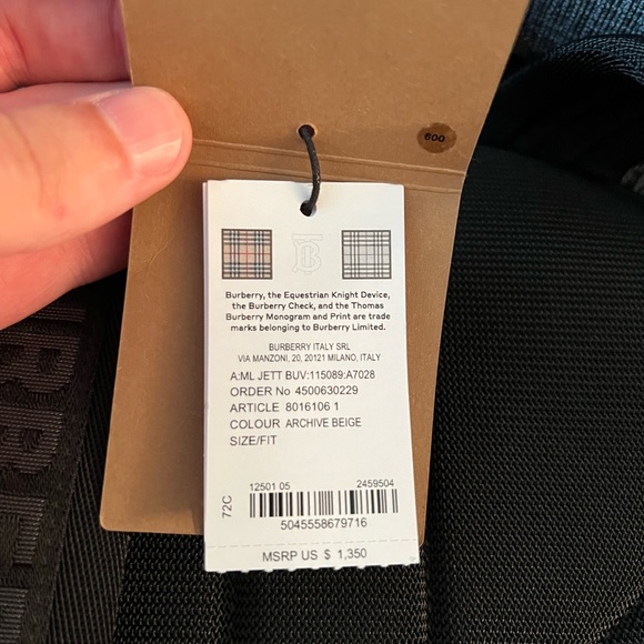 NWT AUTHENTIC Burberry Backpack - Picture 4 of 4